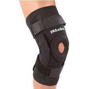 MUELLER PRO-LEVEL HINGED KNEE BRACE XL DELUXE BLACK