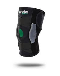 Mueller Adjustable Hinged Knee Brace, Black, One Size Fits Most